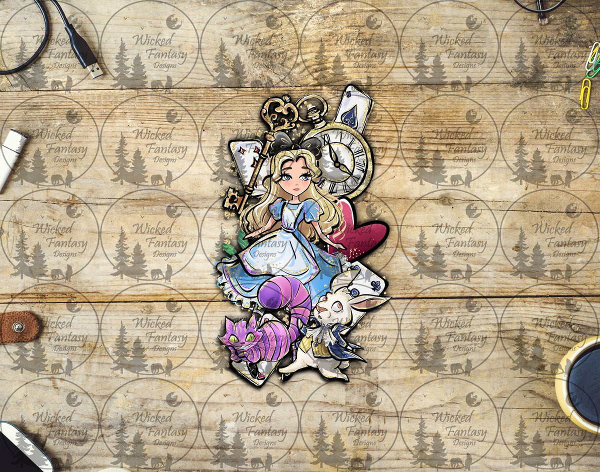 UVDTF Wonderland Vertical Element