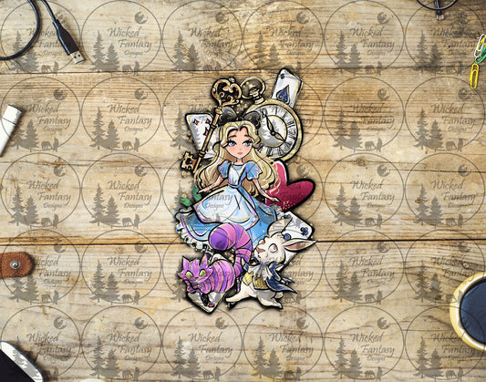 UVDTF Wonderland Vertical Element