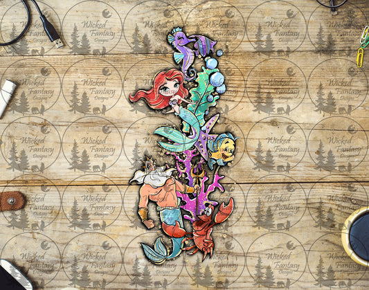 UVDTF Mermaid Vertical Element
