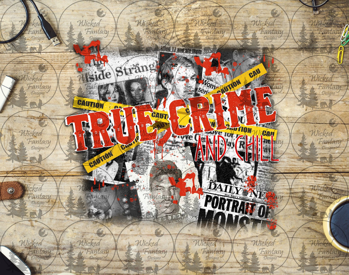 UVDTF True Crime and Chill Newspapers