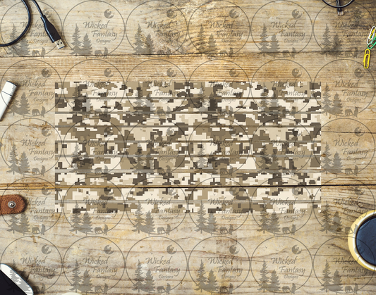 UVDTF Military Camo Striping 6x12" element