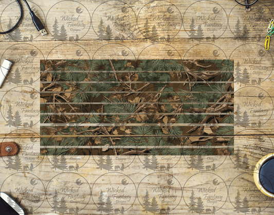 UVDTF Pine Forest Floor Striping 6x12" element