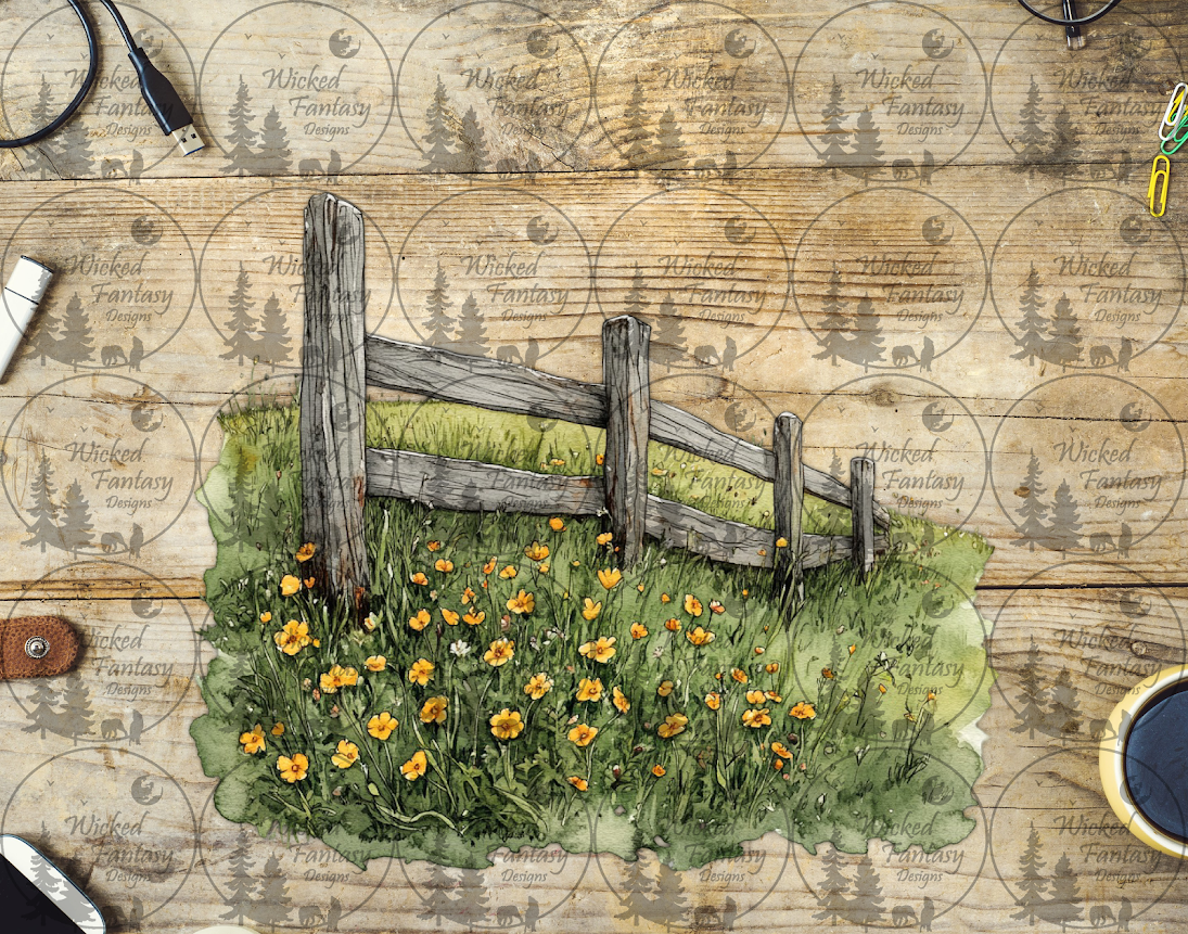 UVDTF Wildflower Fence Line