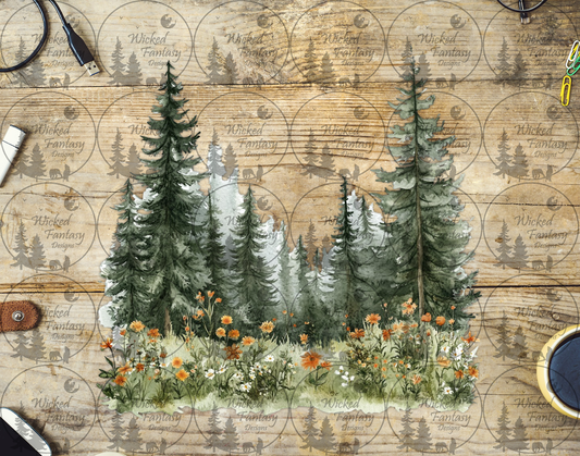 UVDTF Wildflower Tree Line