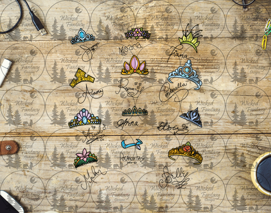 UVDTF Princess Signatures