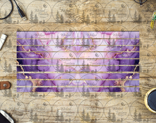 UVDTF Purple Marble Striping 6x12" element