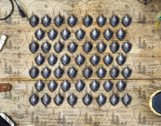 UVDTF Steel Grey Dragon Scales Element Sheet