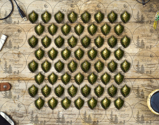 UVDTF Olive Dragon Scales Element Sheet