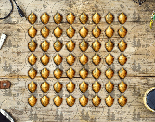 UVDTF Golden Dragon Scales Element Sheet