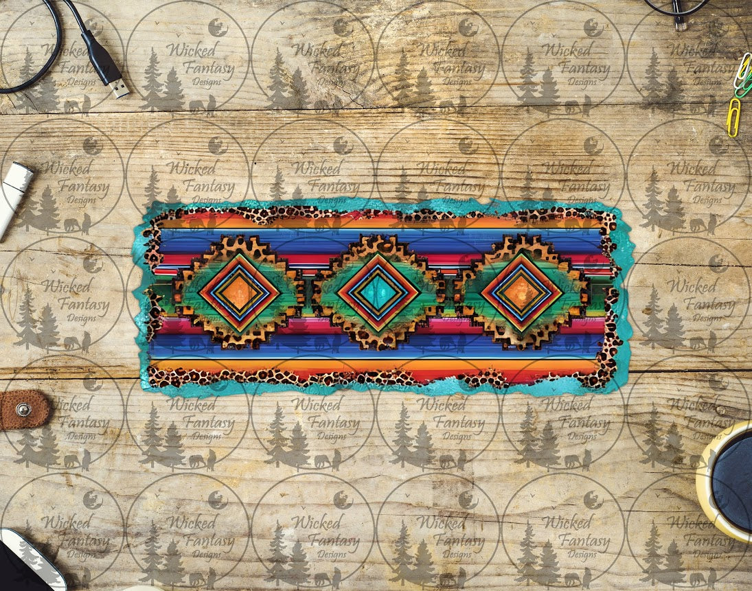 UVDTF Serape Leopard Aztec Strip
