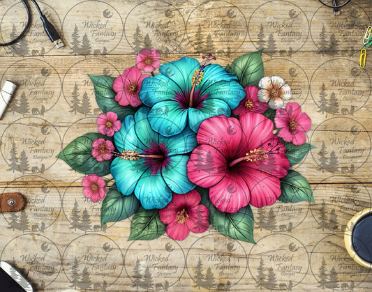 UVDTF Hibiscus Bloom Bunch