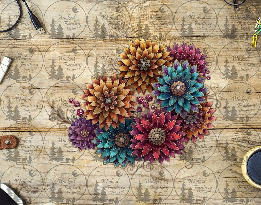 UVDTF Gilded Dahlia Cluster
