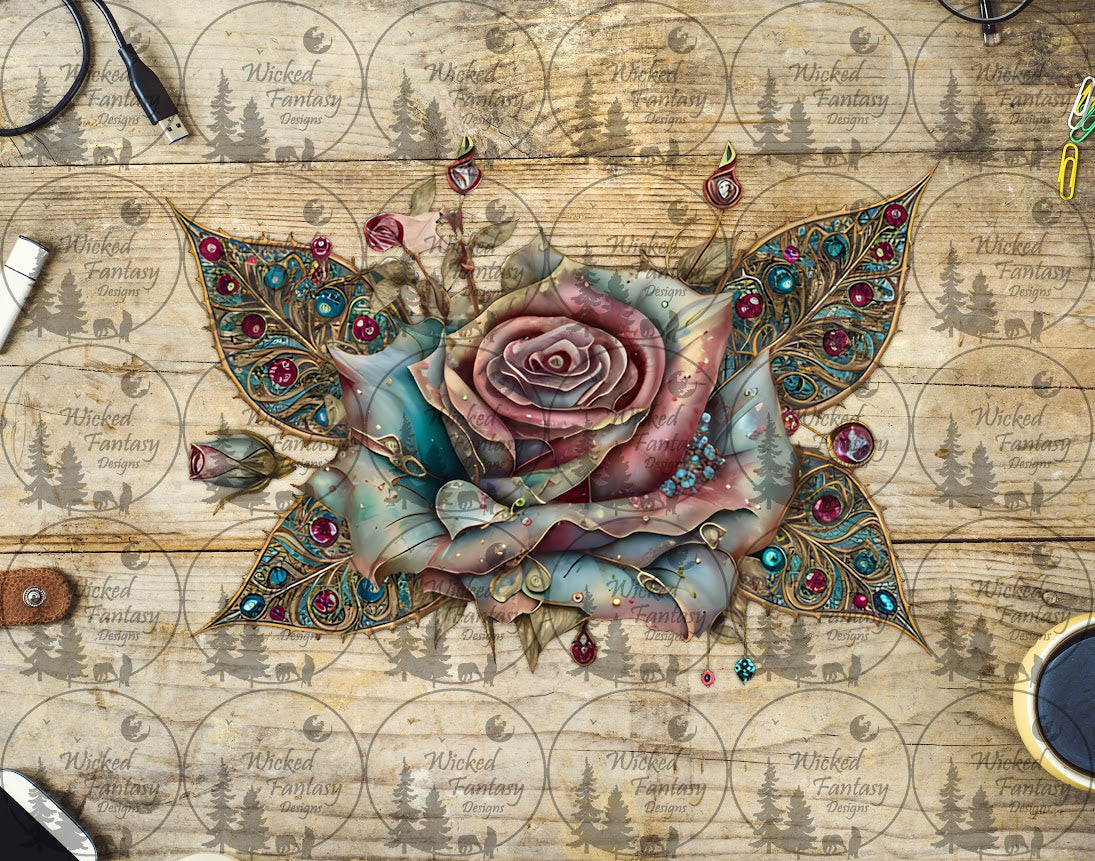 UVDTF Opulent Rose Florals