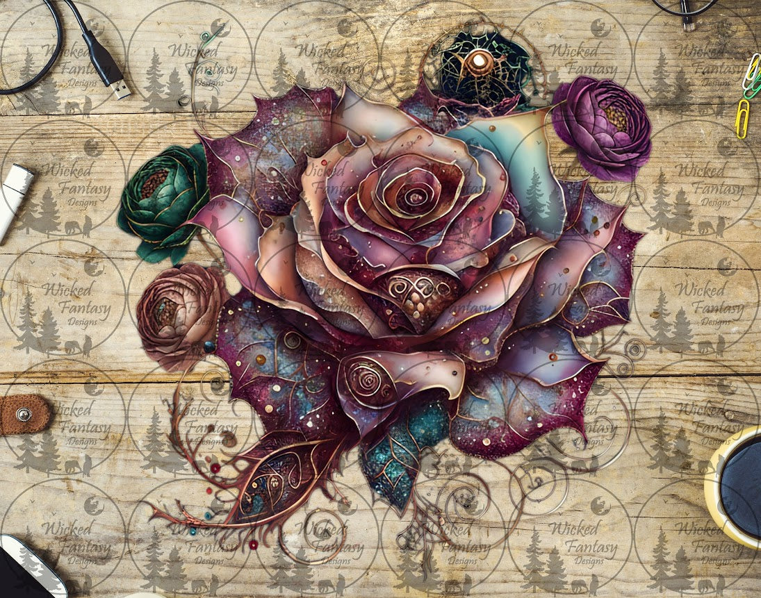 UVDTF Gilded Rose Florals