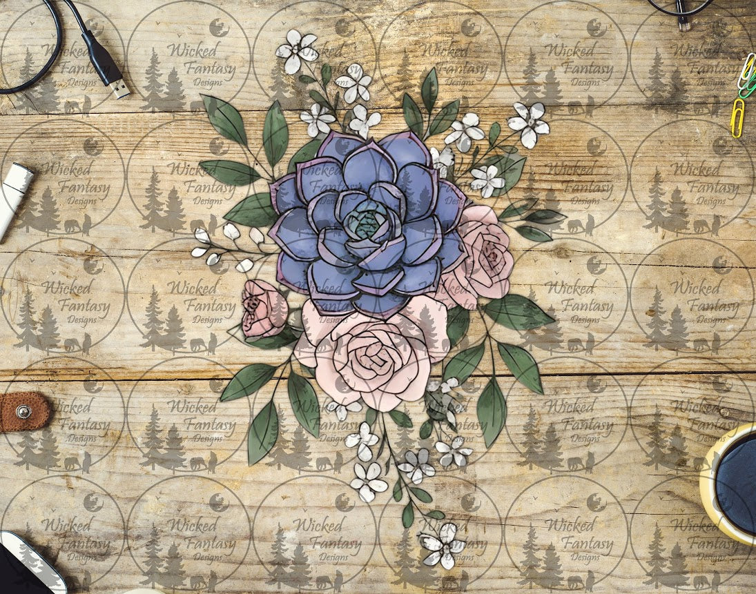 UVDTF Blue Mesa Bouquet