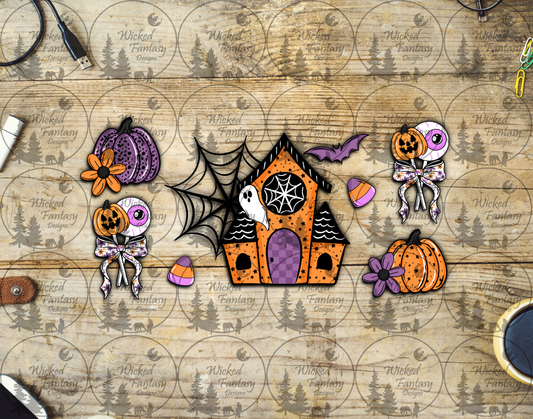 UVDTF Halloween Haunted House 16oz 40oz