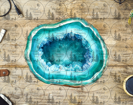 UVDTF Aqua Geode