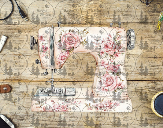 UVDTF Vintage Sewing Machine