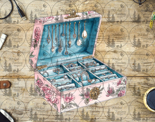 UVDTF Dusty Rose Jewelry Box