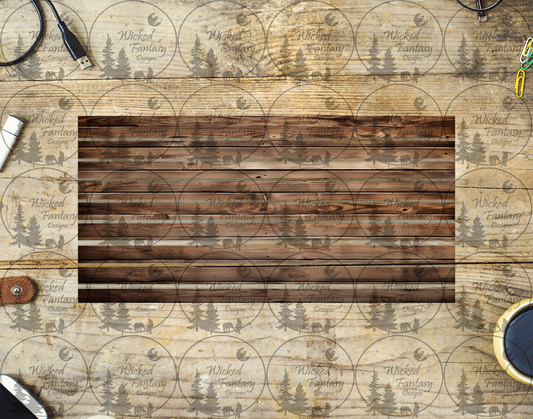 UVDTF Wooden Deck Striping 6x12" element