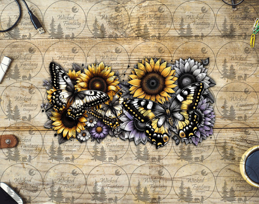 UVDTF Sunflowers and Butterflies 16oz 40oz