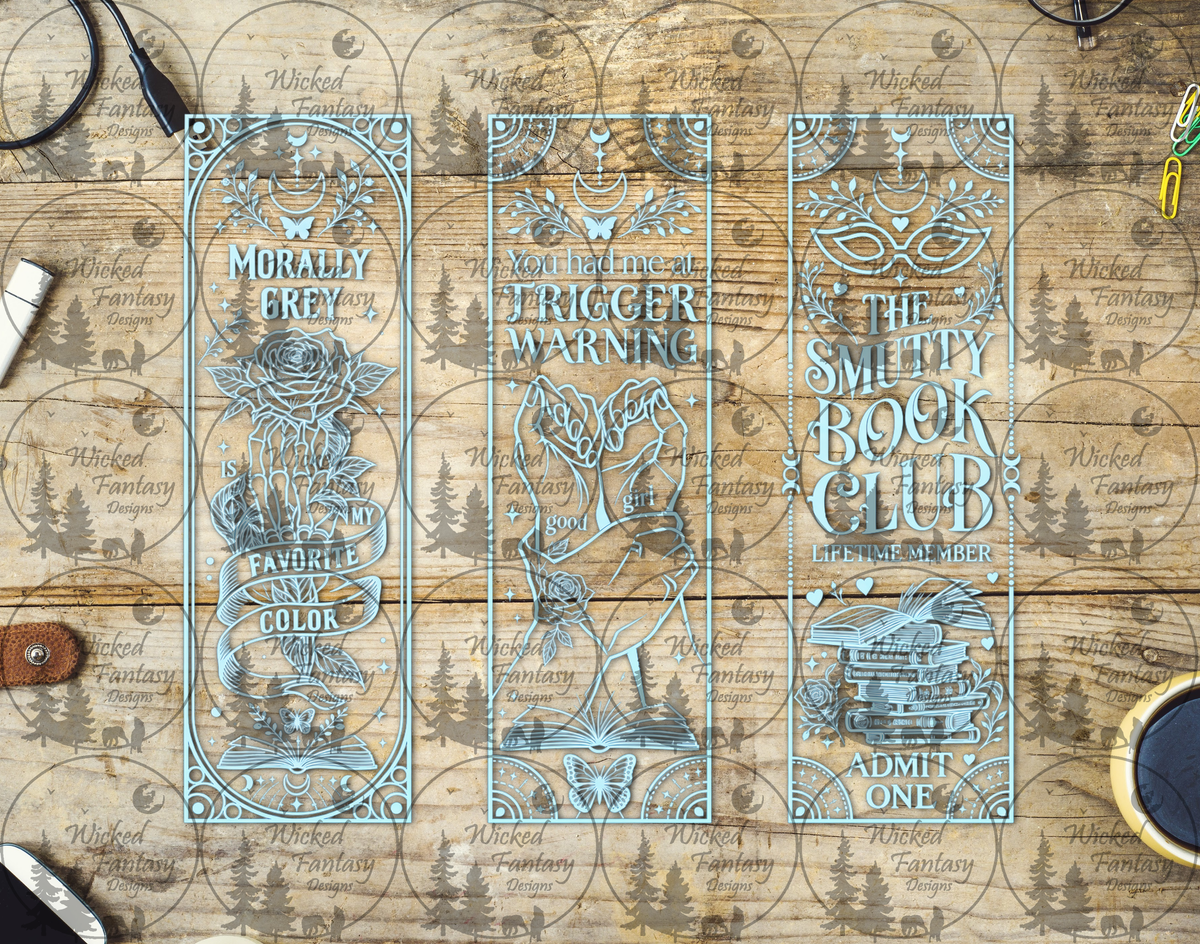 Celestial Gothic Romance UV DTF tumbler wrap listing mockup