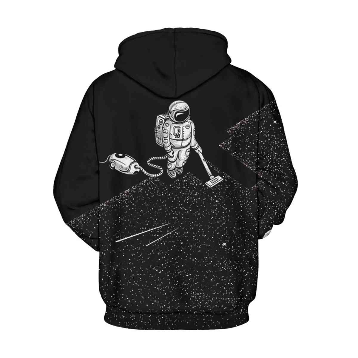 Full Size Astronaut Graphic Drawstring Hoodie