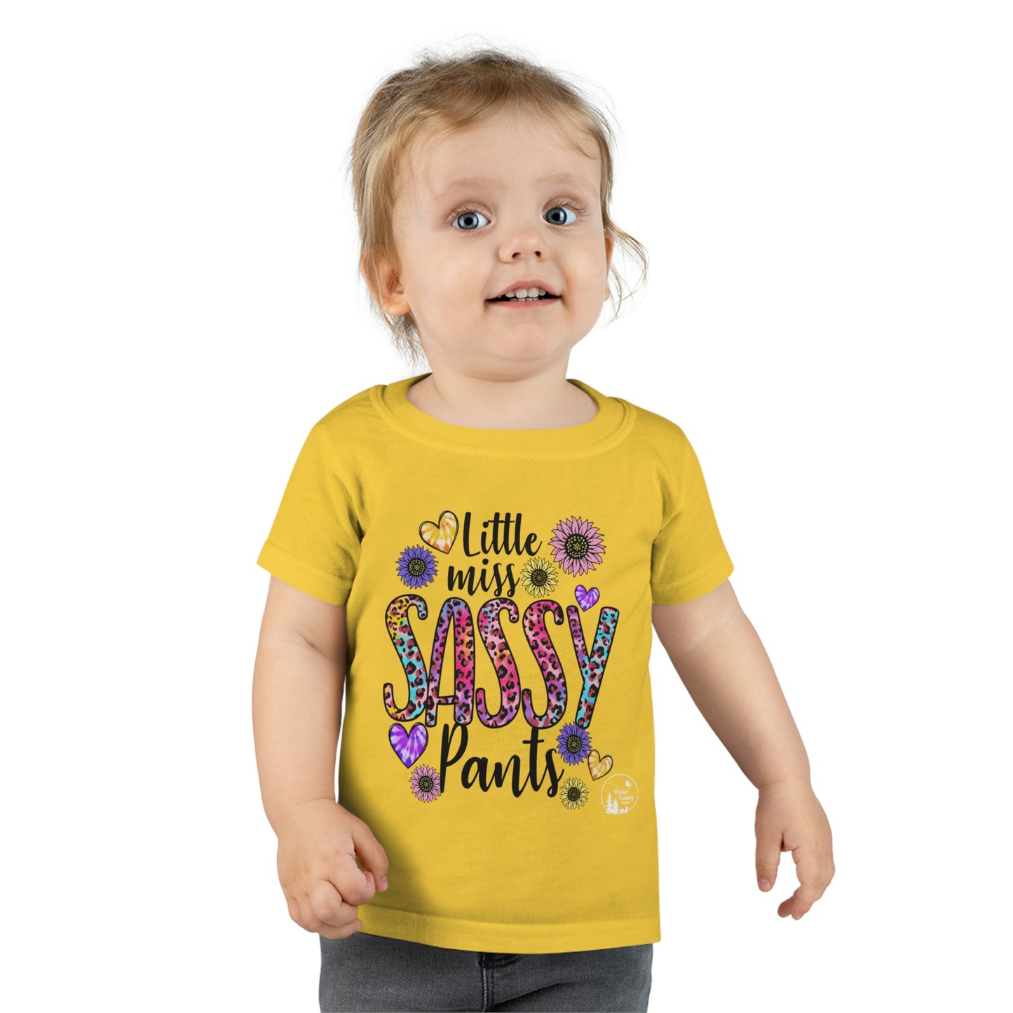 Little Miss Sassy Pants Leopard Print Toddler T-shirt