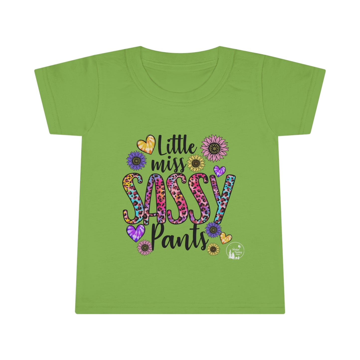 Little Miss Sassy Pants Leopard Print Toddler T-shirt