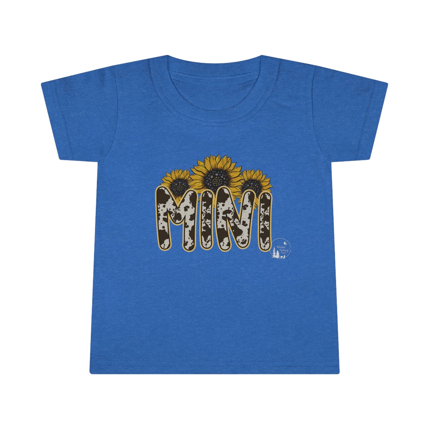Mini Sunflowers Match Mama Leopard Print Toddler T-shirt
