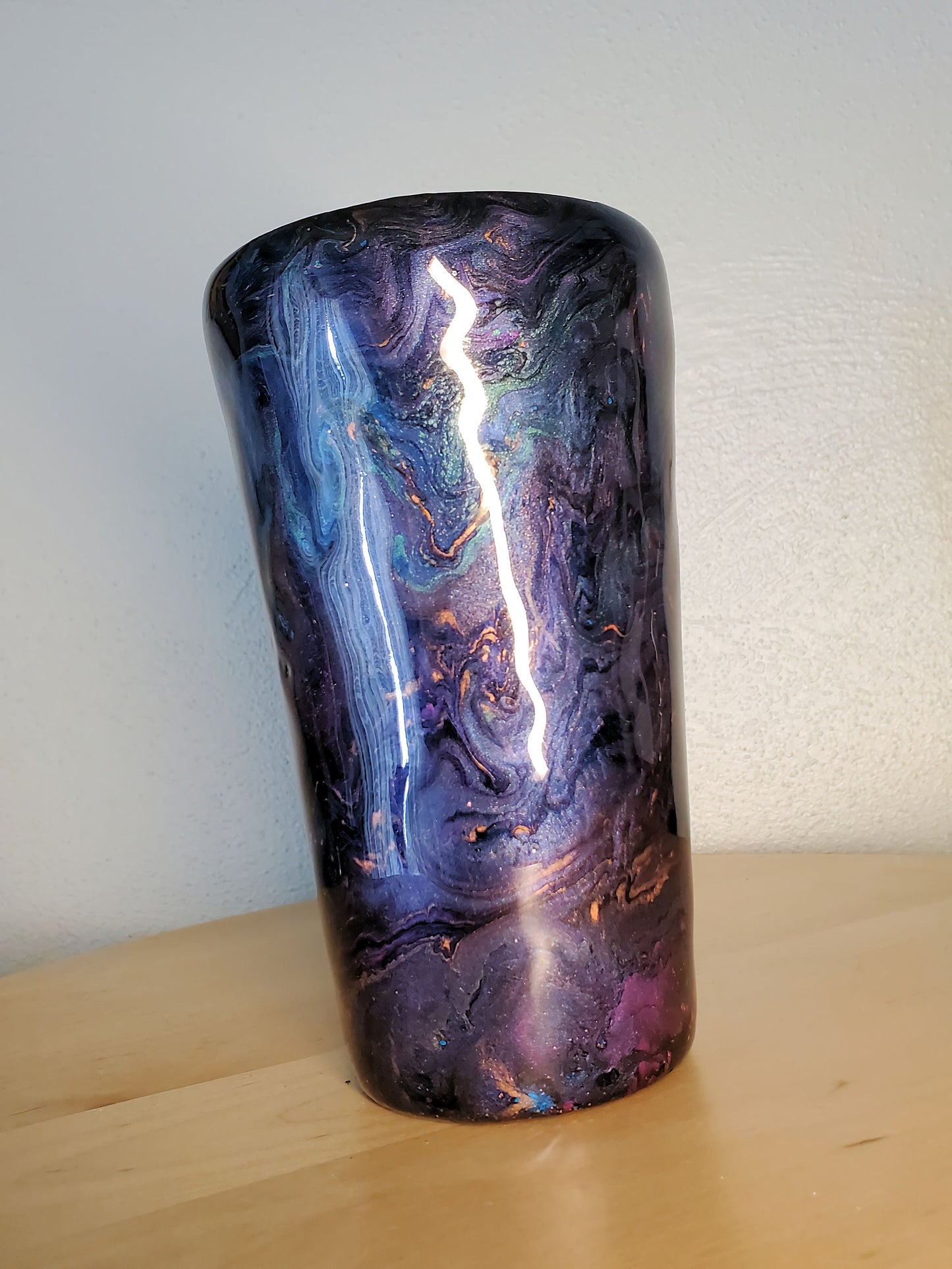 Mica Color Swirls Custom Epoxy Resin Tumbler