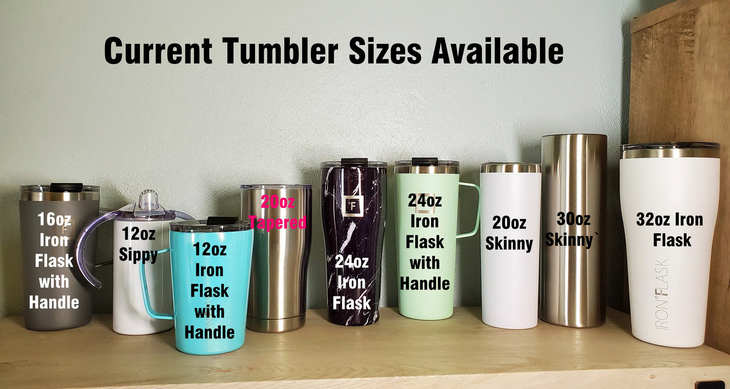 You Personalize 100 percent That Witch Oil Slick Mica Swirls Tumbler Iron Flask Bru Mate Yeti Stanley Multiple Sizes Custom Tumbler