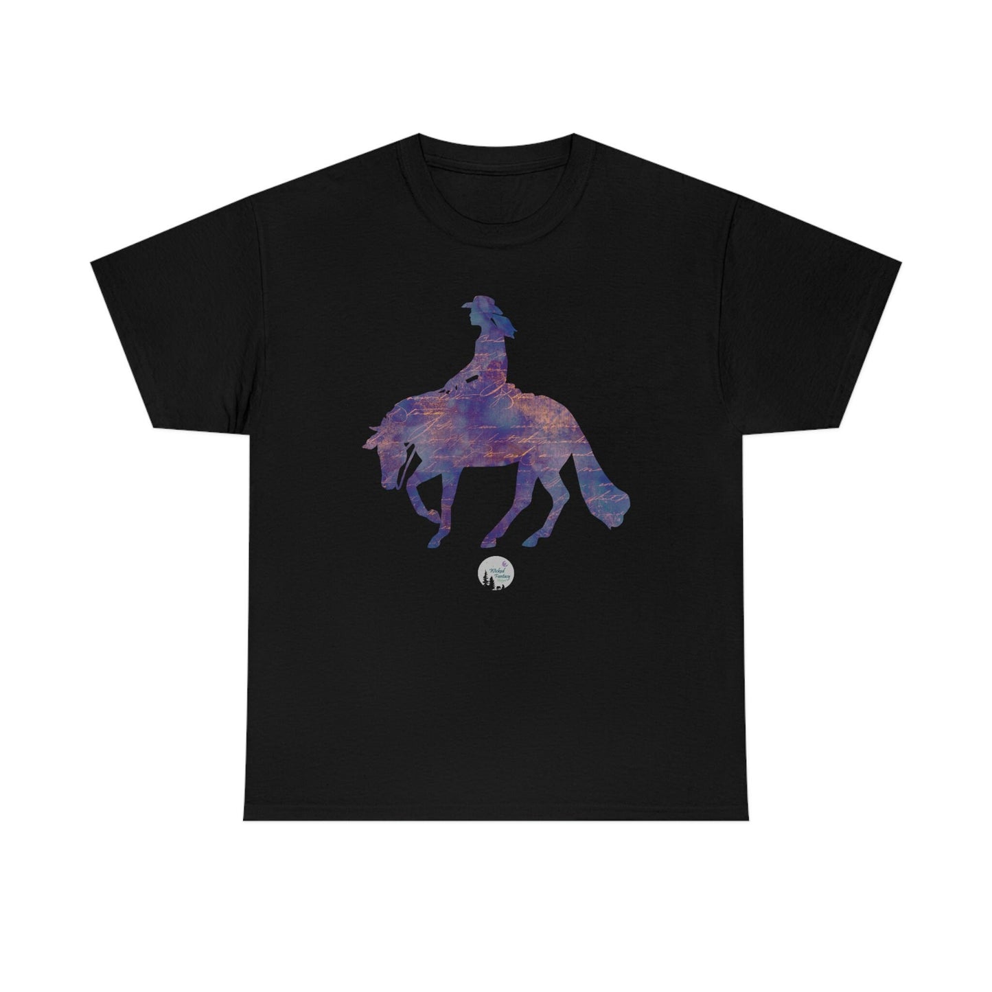 Reiner Spin Reining Horse Western Rustic Edgy Cute Heavy Cotton Tee