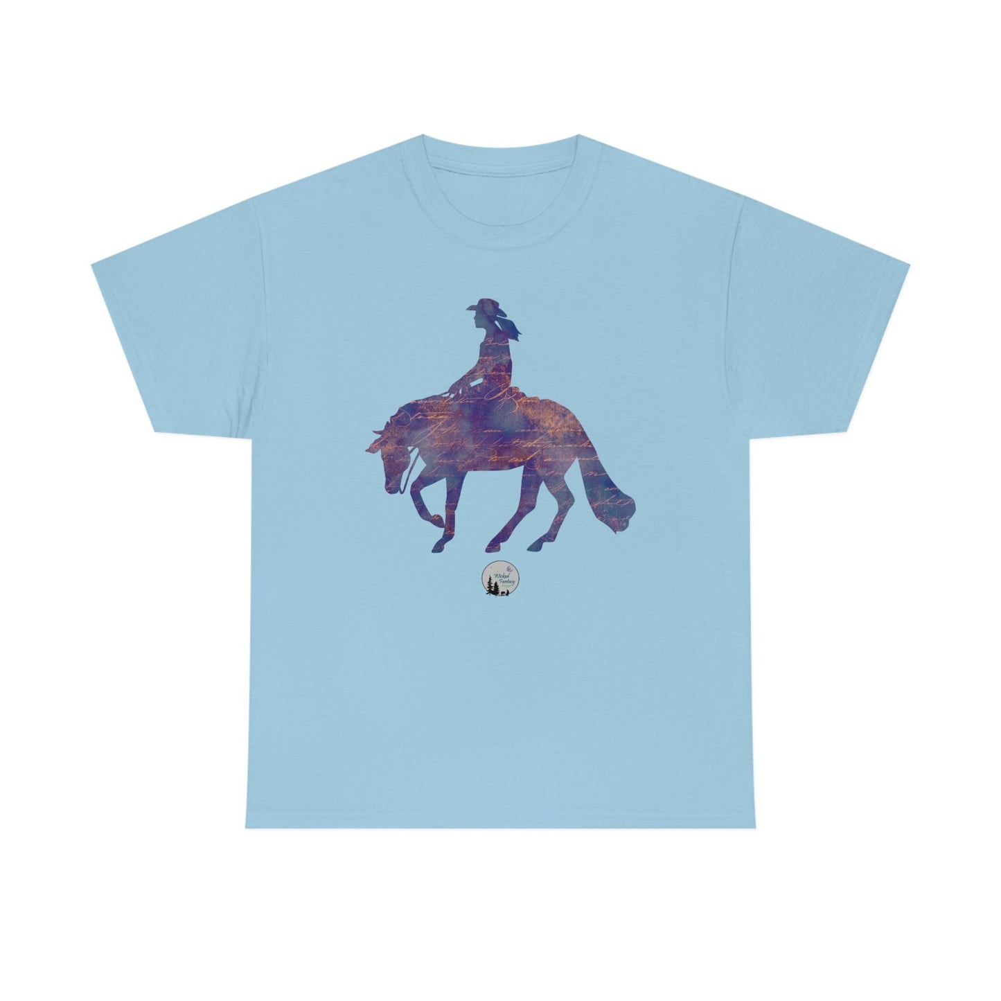 Reiner Spin Reining Horse Western Rustic Edgy Cute Heavy Cotton Tee