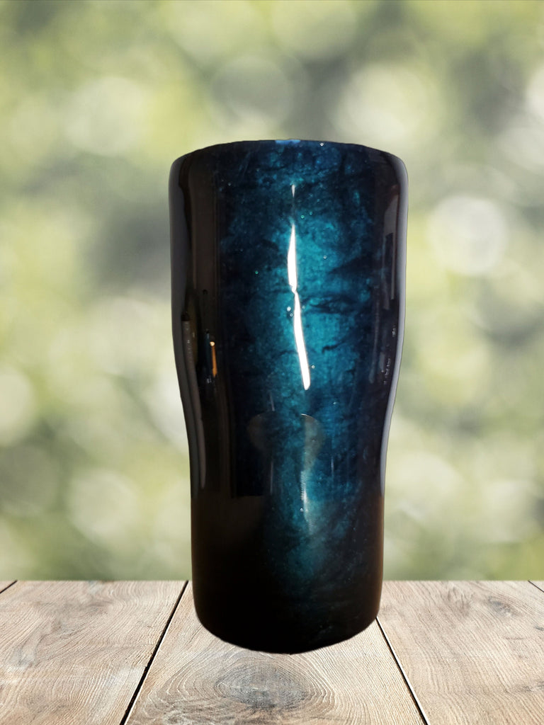 You Personalize it Swampland Teal Mica Powder Custom Epoxy Resin Tumbler Multiple Sizes with Handle