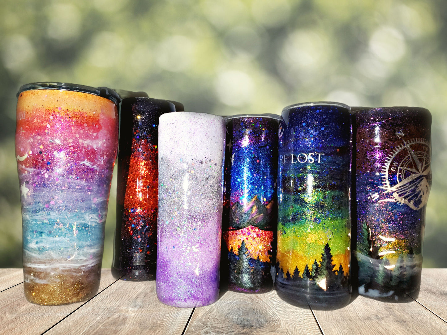 Your Choice Pick your own Colors Ombre Glitter Custom Personalized Tumbler Travel Mug