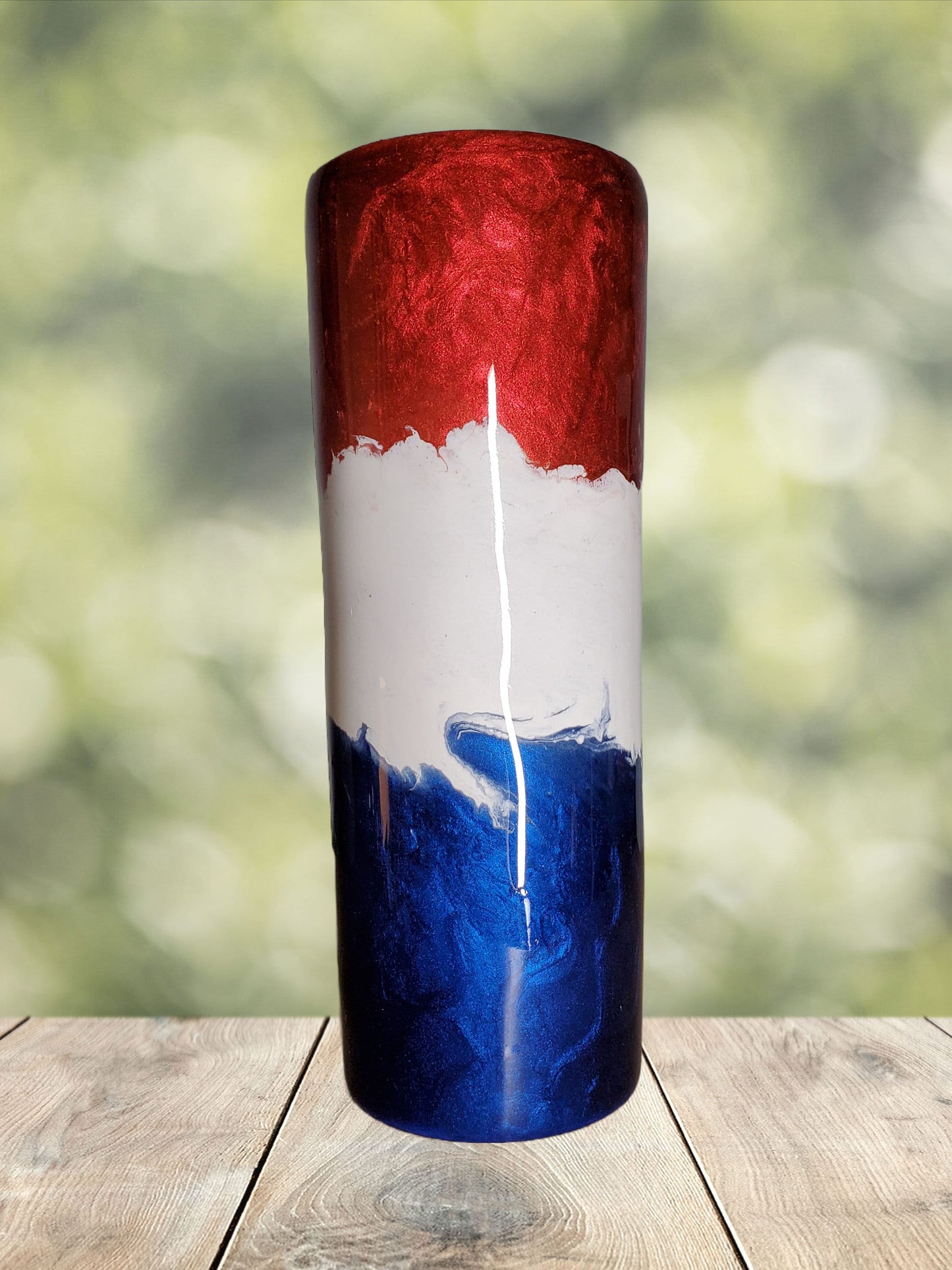 You Personalize it Patriotic Flag Military Police Firefighter Dispatch EMS Doctor Nurse Color Block Mica Powder Custom Epoxy Resin Tumbler