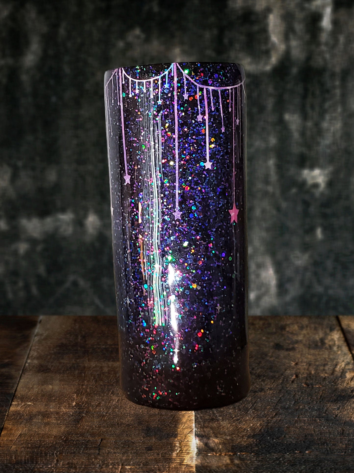 You Personalize  Shoot for the Moon Even If You Miss You'll Land Among The Stars Glitter Tumbler Iron Flask Custom Tumbler Travel Mug