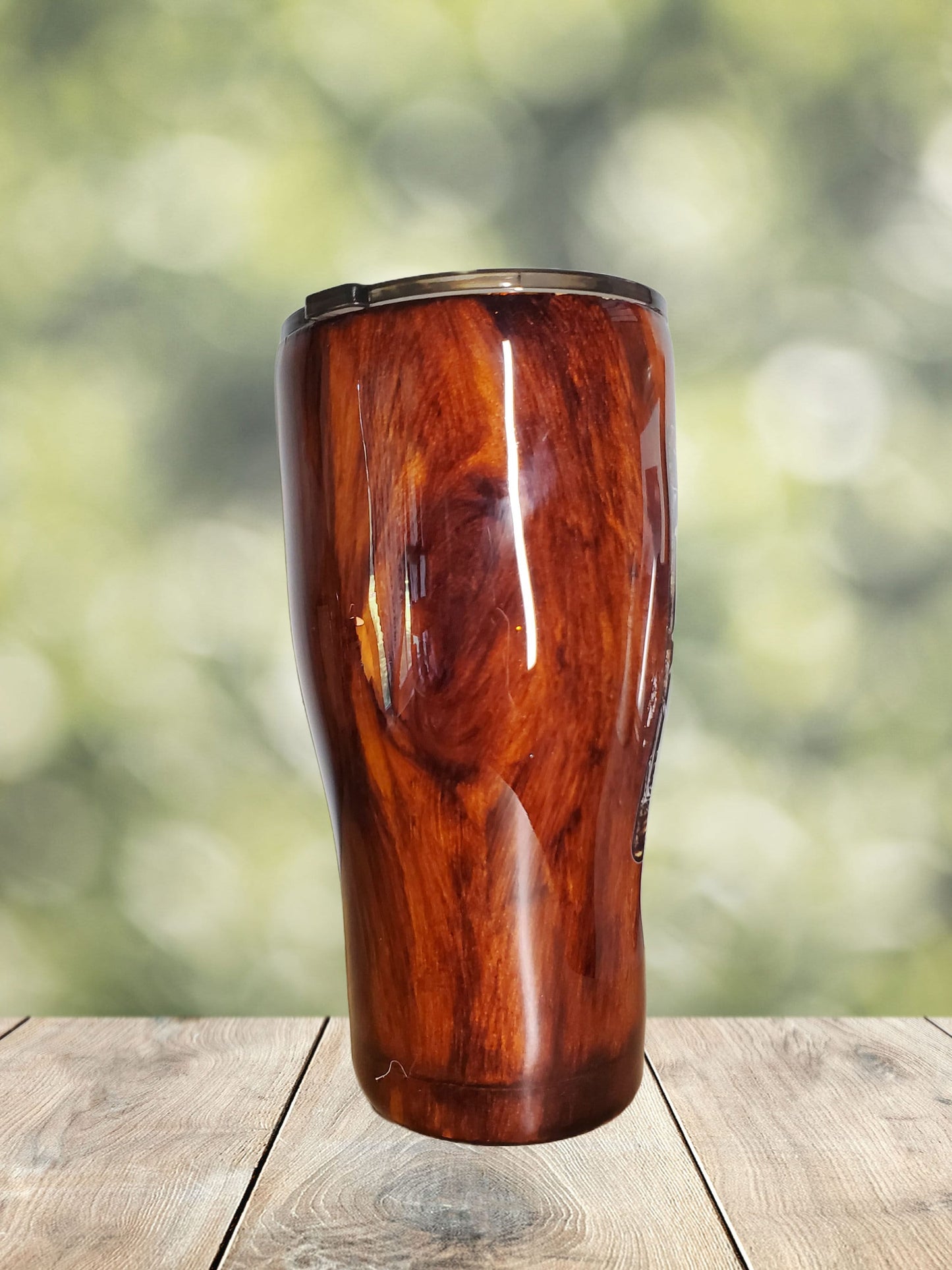 You Personalize Woodgrain Tumbler Iron Flask Stanley Yeti Custom Tumbler Travel Mug