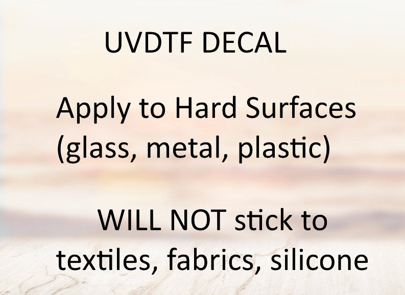 UVDTF Decal Mood Sage Bundle Smudge Transparent Background 1pc