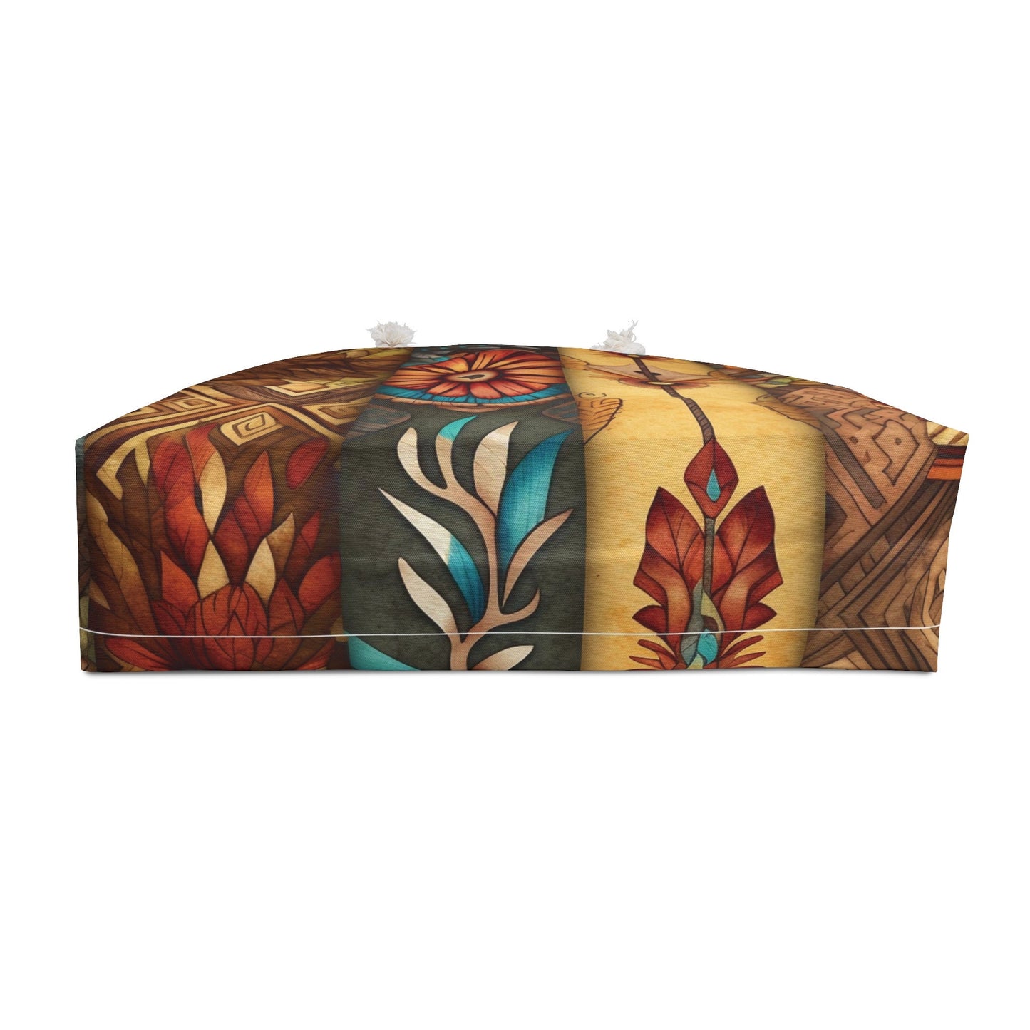 Boho Feather Sunflower Vintage Weekender Bag