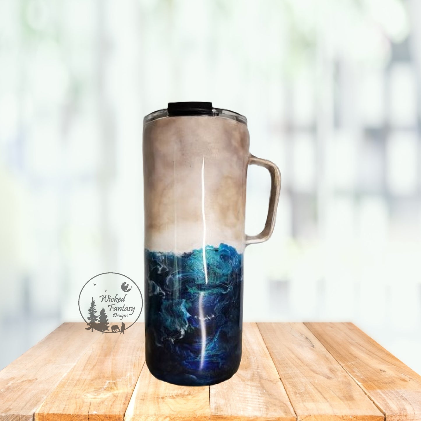 You Personalize Pirate Ship Ocean Epoxy Tumbler Iron Flask Bru Mate Yeti Stanley Multiple Sizes Custom Tumbler