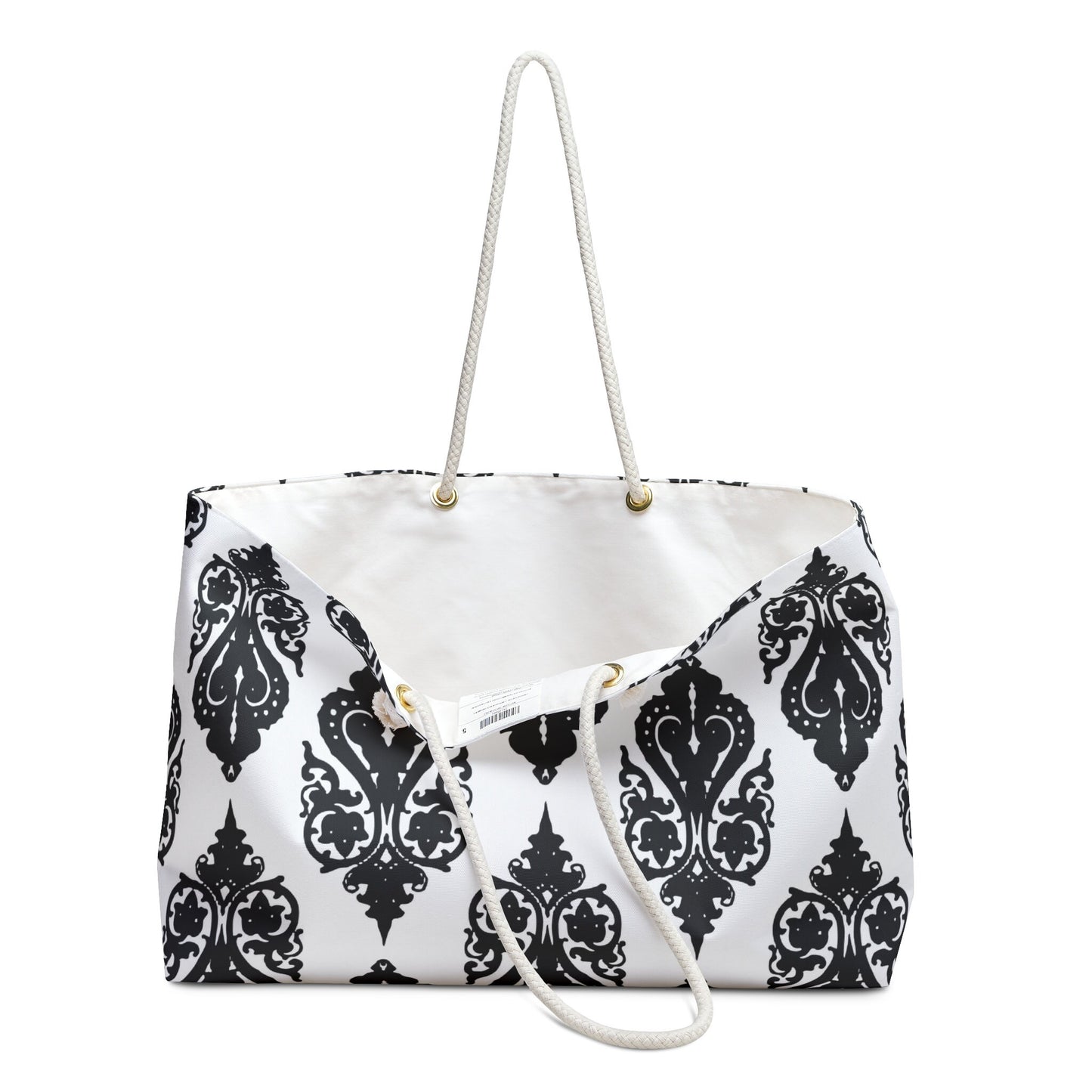 Large Boho Geometric Pattern Weekender Bag Tote