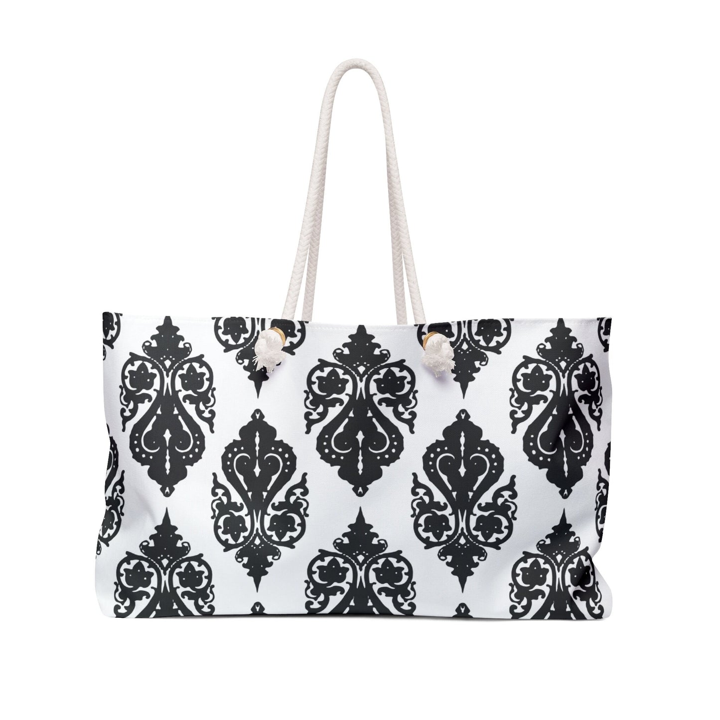 Large Boho Geometric Pattern Weekender Bag Tote