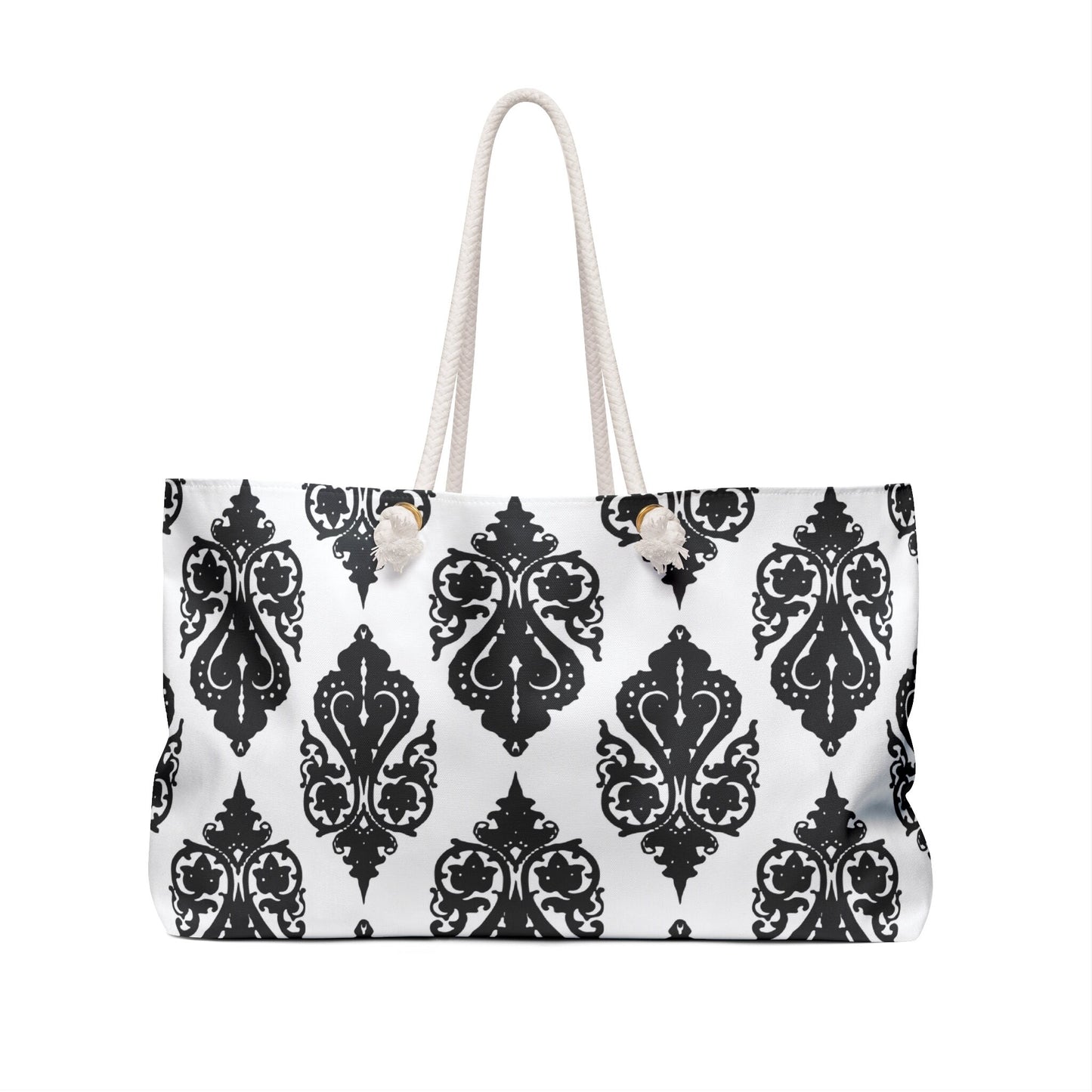 Large Boho Geometric Pattern Weekender Bag Tote