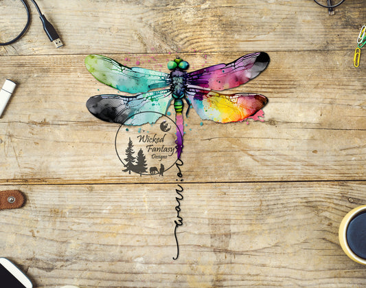 UVDTF Decal Warrior Watercolor Butterfly 1pc
